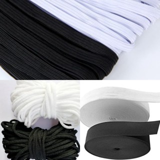 Elástico por Metro Preto e Branco Achatado e Roliço Fino e Largo para Costura e Roupas marca Zanotti em Oferta na Shopee