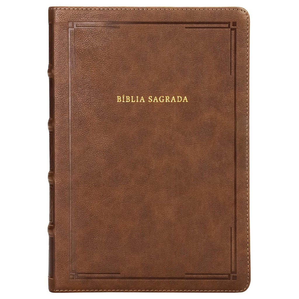 Bíblia Sagrada NVI | Referências | Letra Normal | Leitura Perfeita | Couro Luxo | Barroca