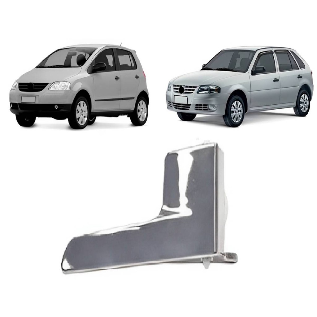 Macaneta Interna Gol G4 Fox 2003 2009 4 Portas Cromada Lado Esquerdo em Oferta na Shopee
