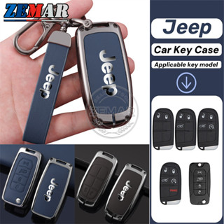 Jeep Liga De Zinco Couro Chave Do Carro Caso Capa Inteligente Protetor Moda Chaveiro Acessórios Para Renegade Bússola Wi em Oferta na Shopee