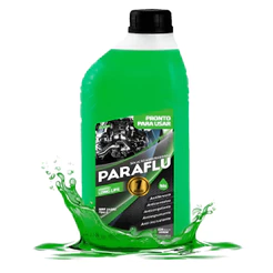 Aditivo Radiador Paraflu bio hibrido VERDE pronto uso base de glicol e inibidores de corrosao (1 litro )