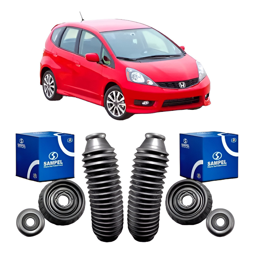 Par De  Kit Do Batente Coxim Amortecedor Original Samkit Fit 1.4 1.5 16v CVT 2003 2004 2005 2006 2007 2008