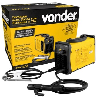 Inversora Máquina Solda Com Eletrodo e TIG 120A Bivolt Display Digital - Vonder