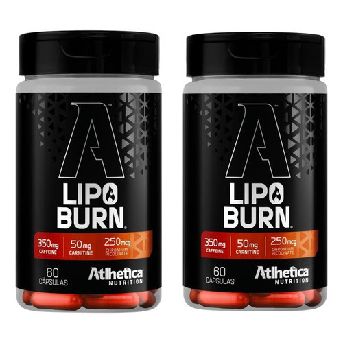 Kit 2 Lipo Brum 60 Capsulas Atlhetica Nutrition Termogenico em Oferta na Shopee