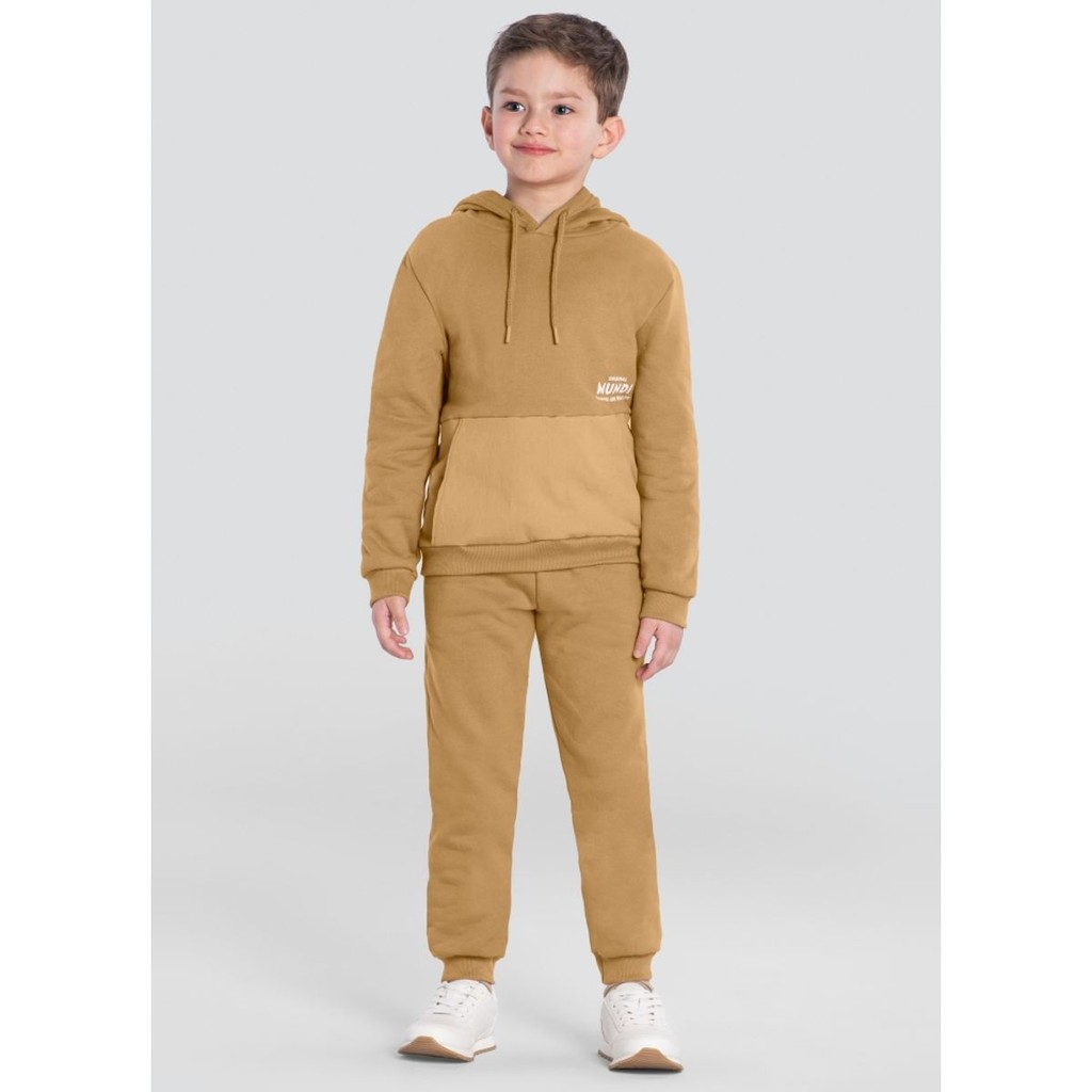 Conjunto Infantil Menino Em Tricoline Dupla Cor Mundi - Baby & Kids Fashion