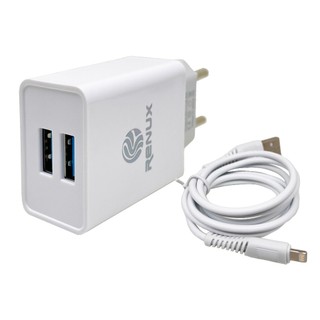 Carregador Turbo 2USB 3.1A Iphone & Micro-USB - Renux