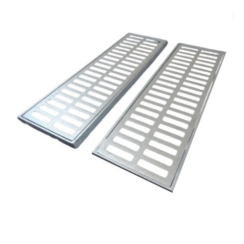 Ralo Linear 50x15 Grelha Alumínio C/ Aro, Garagem Quintal linha Premium em Oferta na Shopee