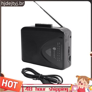 Leitor De Fita Cassete Portátil Alto-Falante Embutido Rádio AM/FM Com Entrada Para Eeadphone De 3.5mm Reprodutor De Músi em Oferta na Shopee