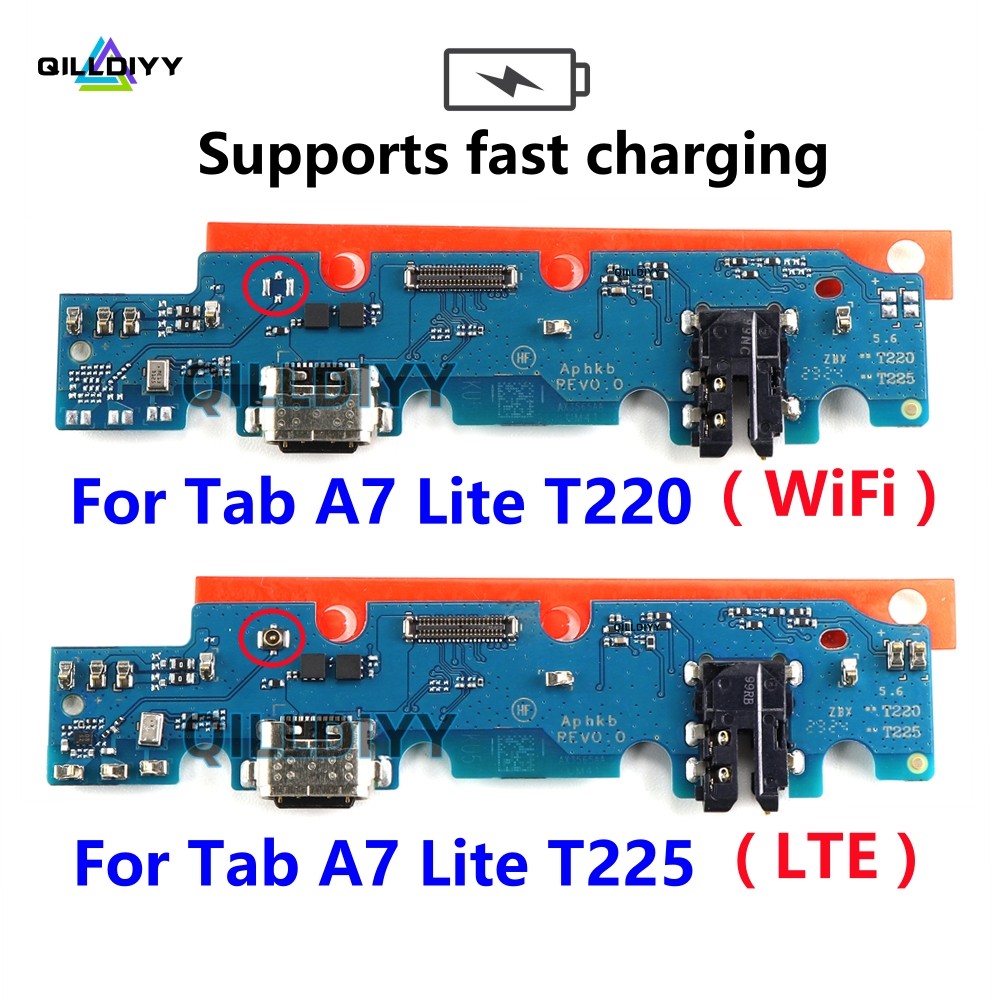 1 Pçs De Carregamento USB Doca Conector Porta Plug Placa Carregador Cabo Flexível Reposição Para Samsung Galaxy Tab A7 L