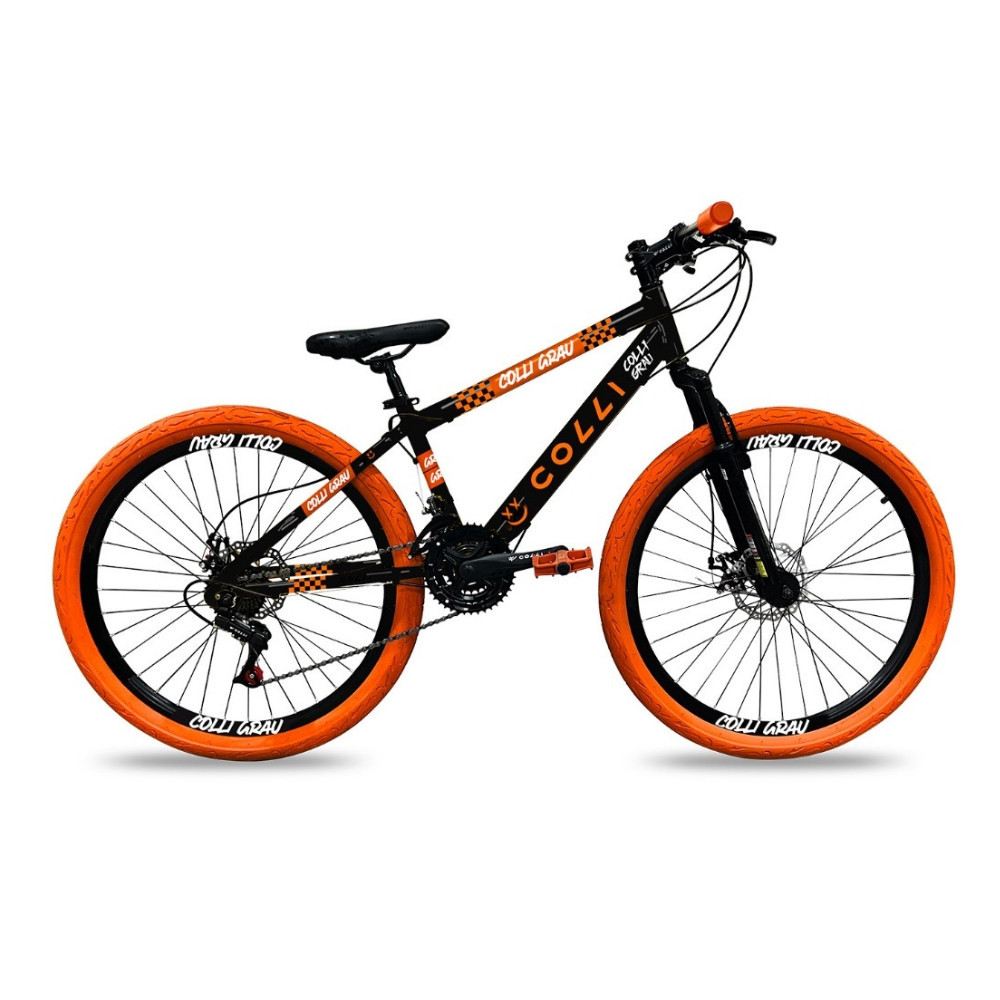 Bicicleta Grau Aro 26 21 Marchas Colli em Oferta na Shopee