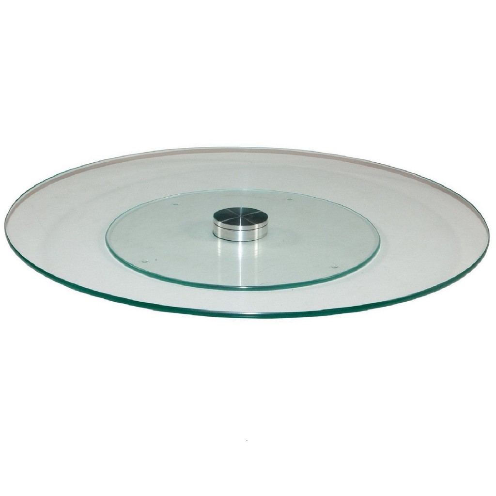 Prato Centro de Mesa Giratório Vidro 8mm Temperado 50cm em Oferta na Shopee