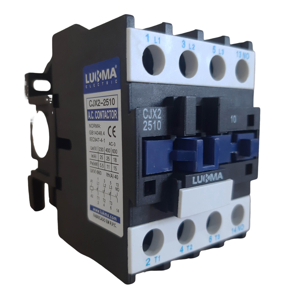 CONTATOR 25A TRIPOLAR  TRIFASICO 220V 1NA CHAVE CONTATORA TRIFÁSICA