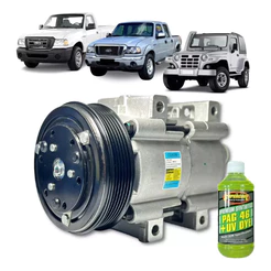 Compressor Ar Ranger Diesel 3.0 Mustang Troller 6pk + Óleo