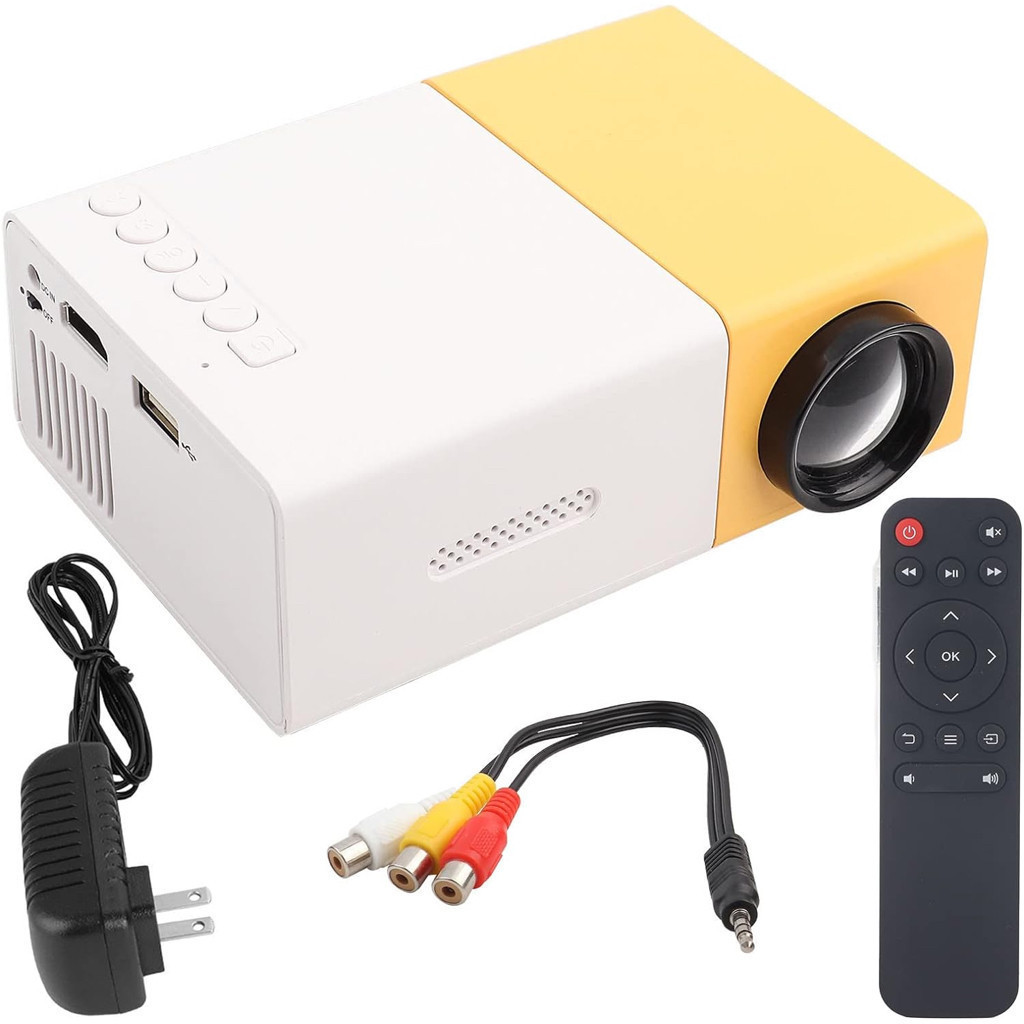 Mini Projetor Portátil Led 1080p 600 Lúmens Hdmi YG300 Envio Imediato