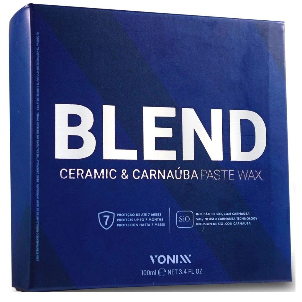 Cera em Pasta Vitrificadora Blend Vonixx Ceramic Carnaúba Paste Wax 100ml