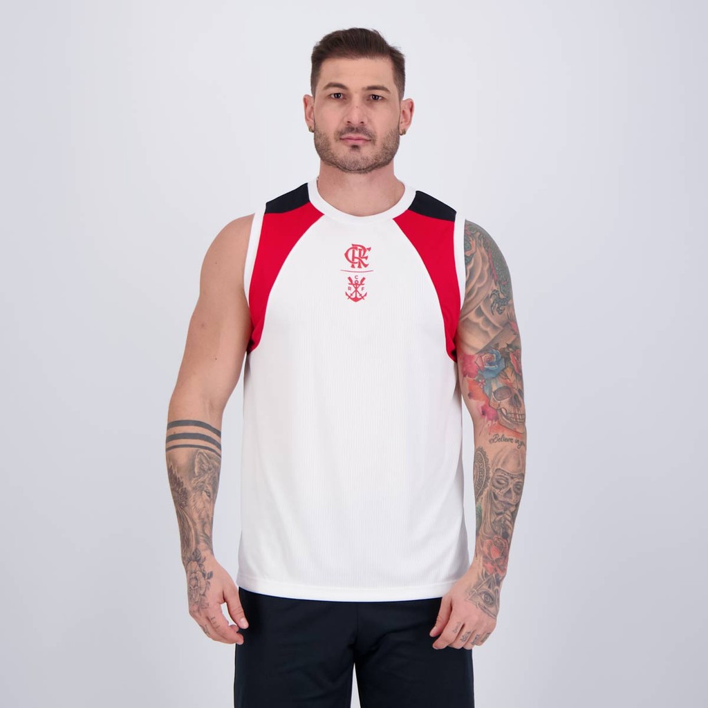 Regata Flamengo Raízes Branca - Men Clothes