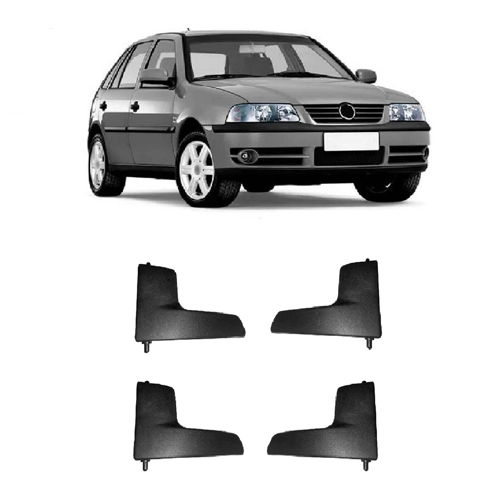 Kit 4 Macaneta Interna Fox Gol G4 Dianteira Traseira Grafite em Oferta na Shopee