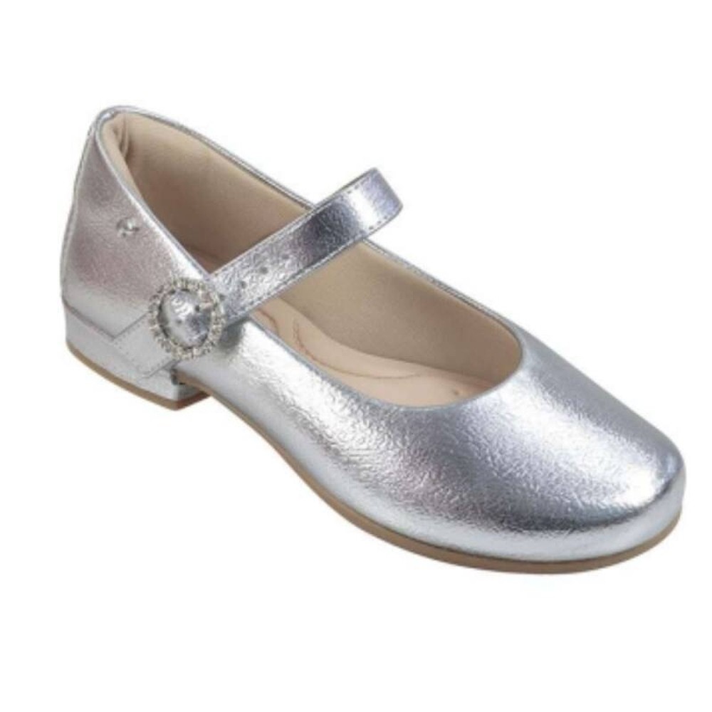 Sapato Pampili Mary Jane - Infantil Menina - Prata