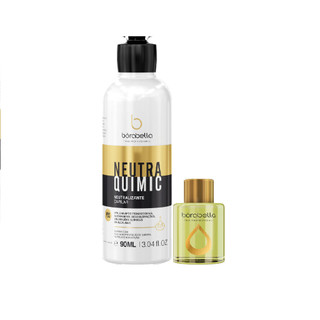 Borabella Neutraquimic Neutralizante Capilar Equilibra pH Elimina Cheiro Previne Queda 90ml + Óleo de Argan 7ml