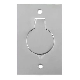 Placa De Piso 4x2 Aluminio 1 Tomada Redonda - Stamplac