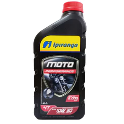 Óleo Ipiranga 10w30 Semissintético Moto Performance 4 Tempos 1 Litro