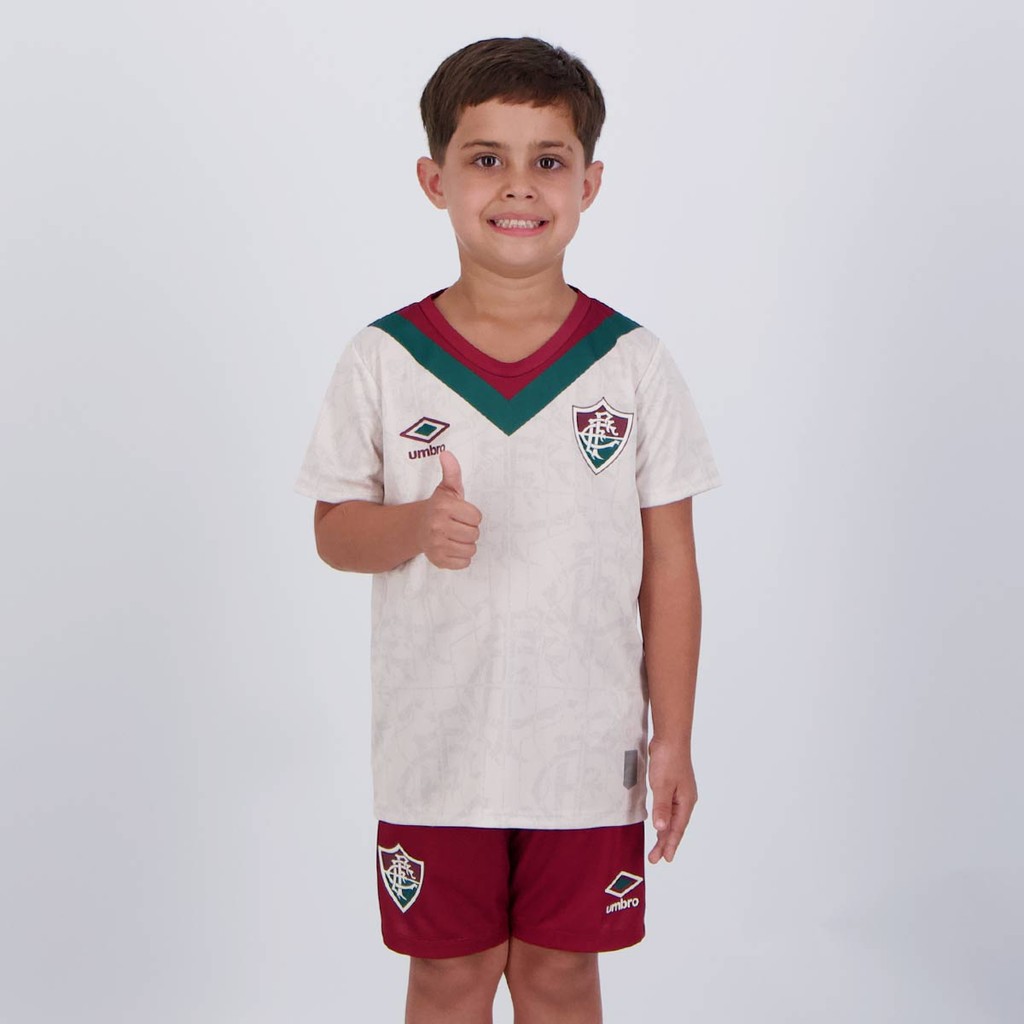Kit Infantil Umbro Fluminense III 2024 em Oferta na Shopee
