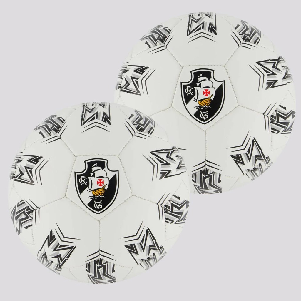 Kit 2 Bolas Vasco Estádios Campo Branca