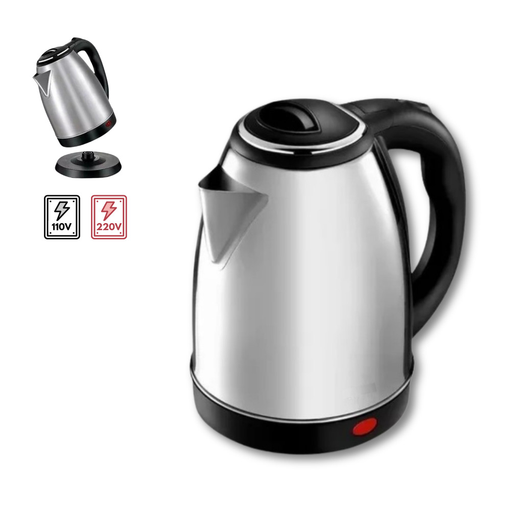 Chaleira Elétrica Térmica Inox 1.8 Litros Com Tampa