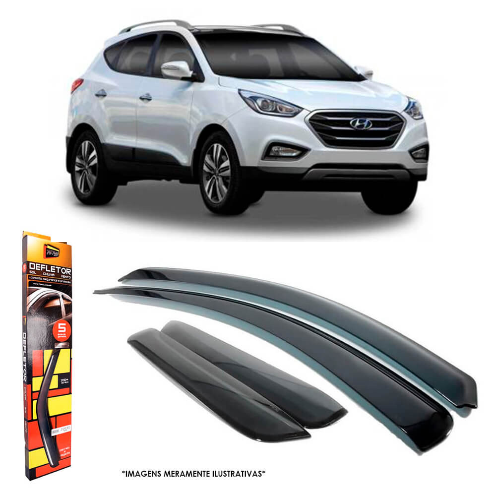 Calha de Chuva Hyundai IX35 2011 Até 2022 4 Portas TG Poli - 25003 em Oferta na Shopee