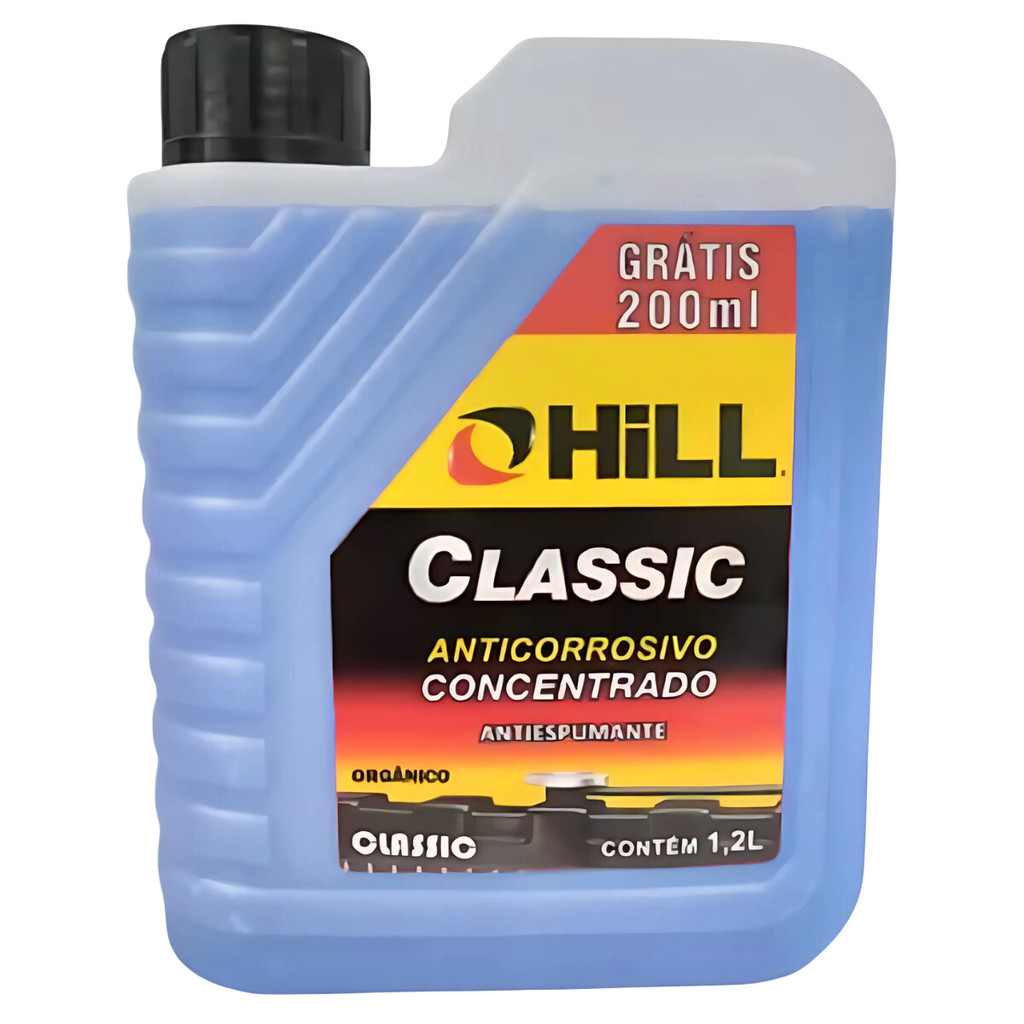 Aditivo Radiador Hill Classic Concentrado Azul Orgânico 1.2L em Oferta na Shopee