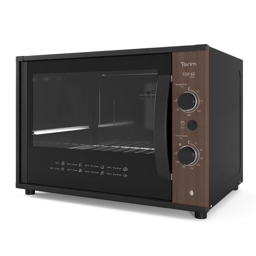 Forno Terim Elétrico Bancada Top 60 Collor 60L Canela 220V - Home Appliances