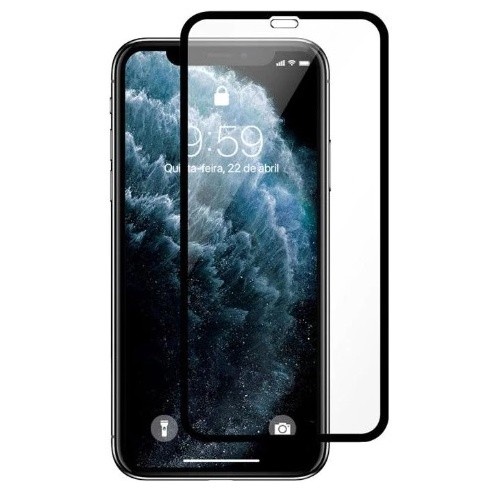 Película de Vidro 3D Full Frontal para iPhone 7/8 plus XR XS Max 11 12/12 Pro 13 14 15 16 17 Pro Max