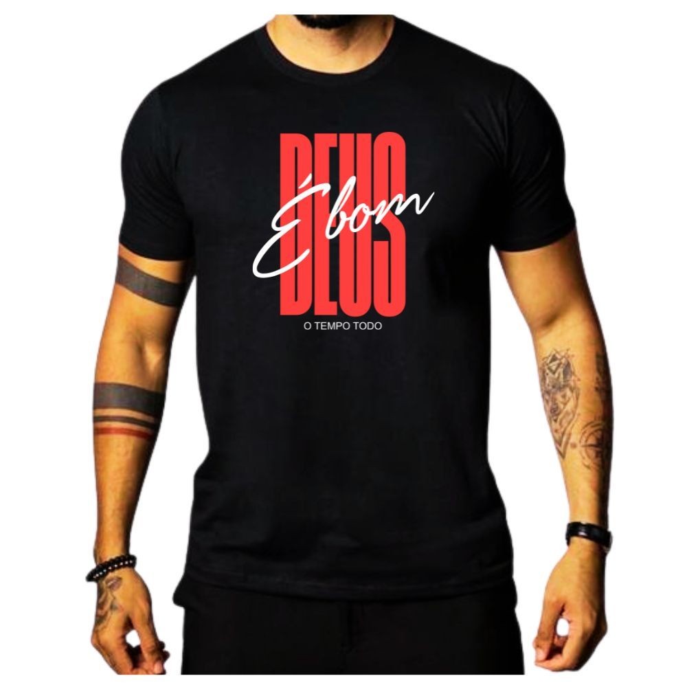 camiseta gospel Camisa moda evangelica Evangélica Lançamento Com tamanhos plus size