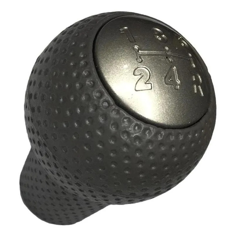 Bola Bolinha Manopla Câmbio Honda Fit 2003 a 2014 Cinza