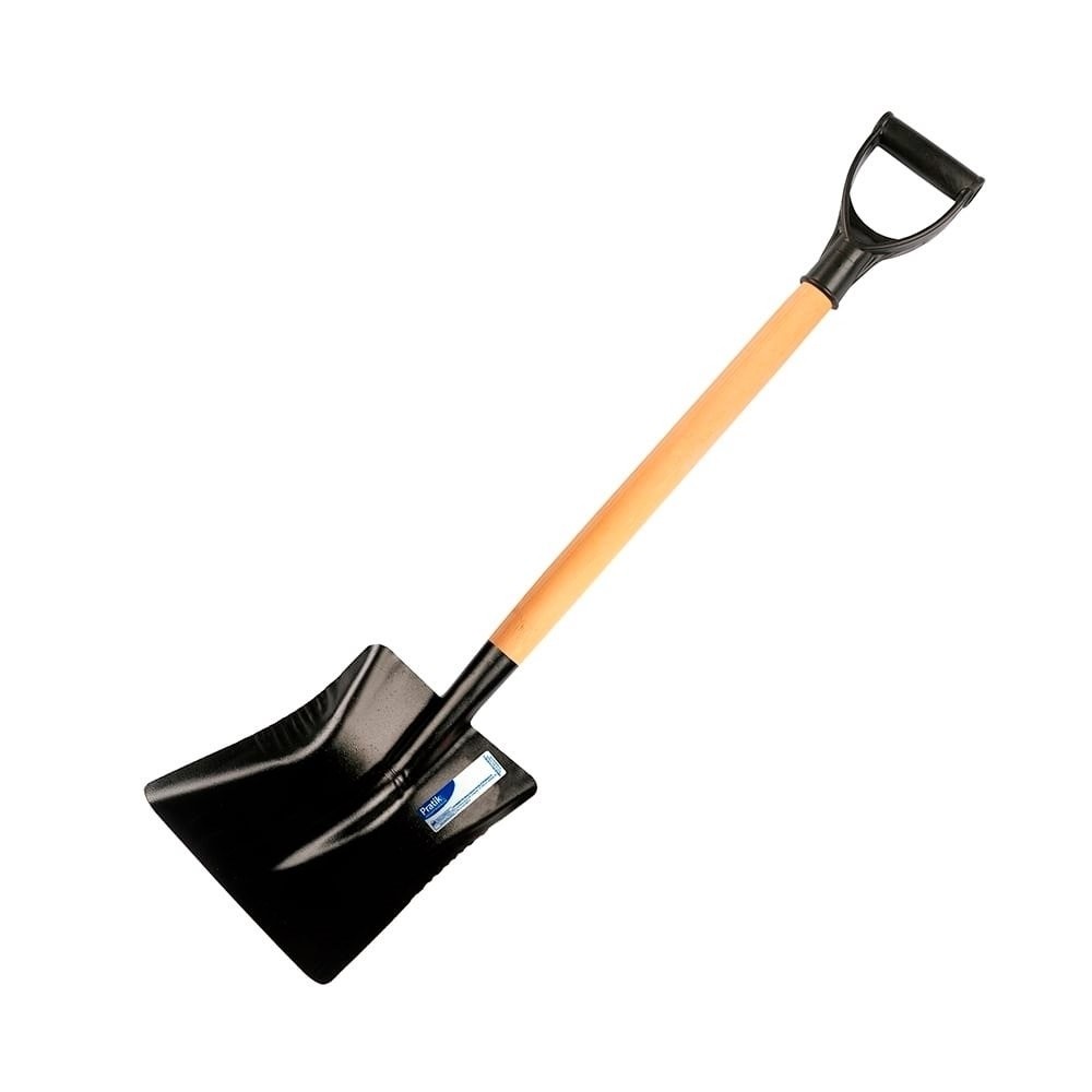 Pá Quadrada Pratik Temperada com Cabo Y Plástico N°3 em Oferta na Shopee