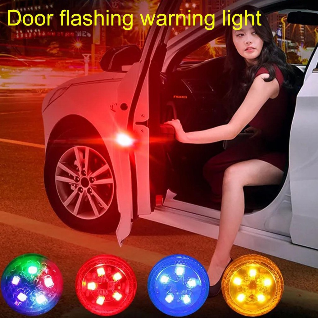 Porta Do Carro Alarme Aberto À Prova Dwaterproof Água Luz Estroboscópica Sem Fio De Segurança Para Sedan Mini Van Esport