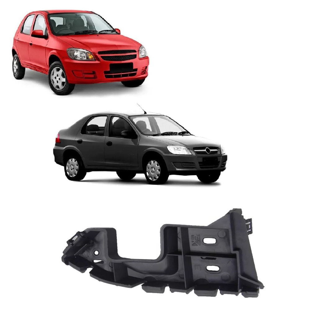 Suporte Guia Parachoque Dianteiro Celta 2007/2016 Prisma 2007/2012 Lado Direito em Oferta na Shopee