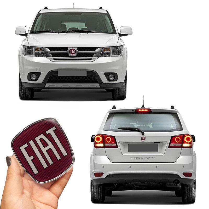Kit Emblemas Maçaneta Fiat Freemont Dianteiro Traseiro em Oferta na Shopee