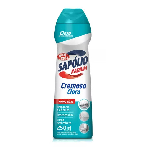 Sapólio Radium Cresmoso Cloro 250ML - Home & Living