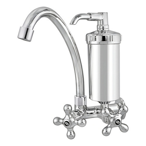 Forusi Torneira Cozinha C/filtro Bica Móvel Mesa Belleepoque Acabamento Parede Cor Cromado