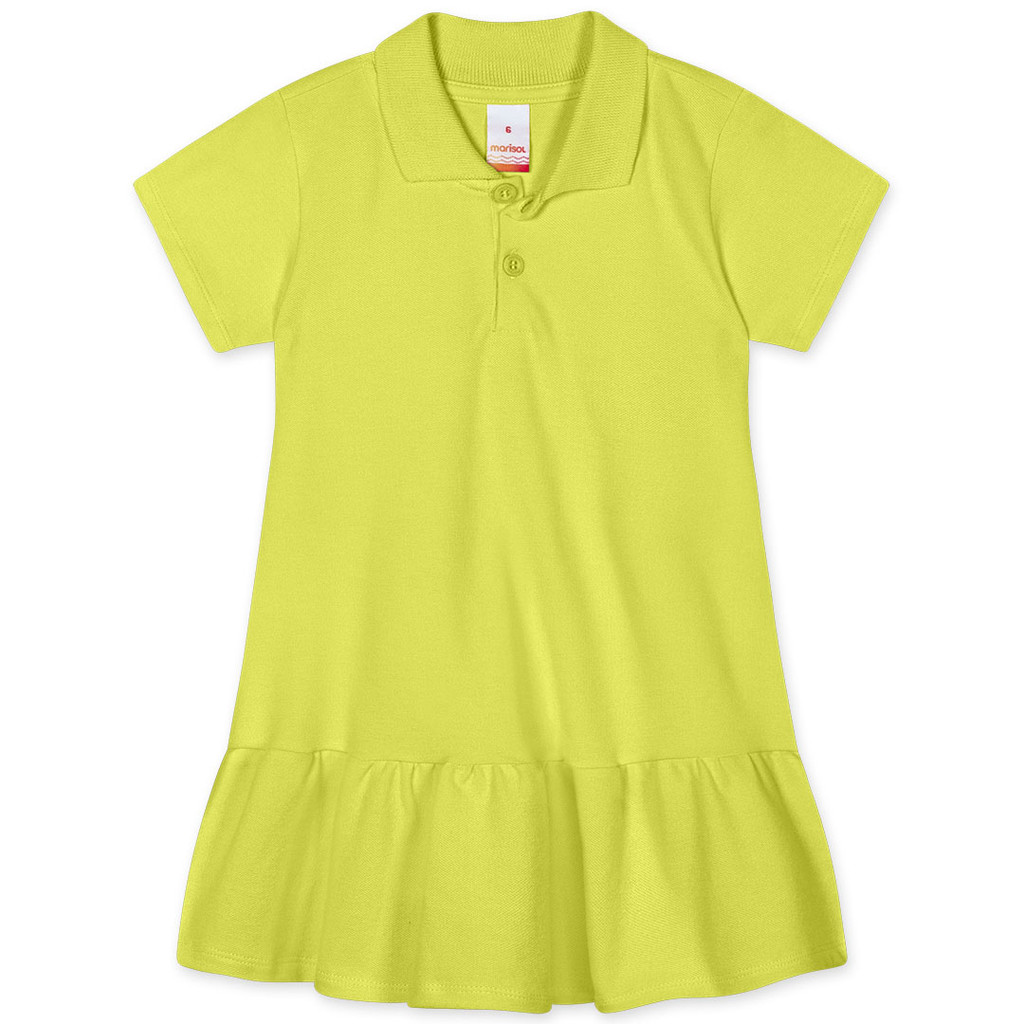 Vestido Polo Manga Curta Com Aroma Infantil Feminino Marisol em Oferta na Shopee
