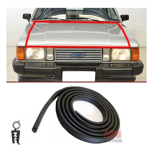 Borracha Tampa Porta Malas Opala 69 70 74 76 78 2/4 Portas