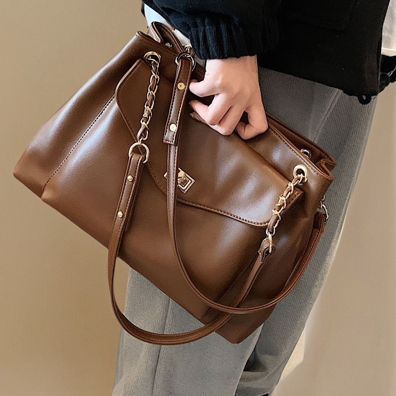 Mochila Feminina Reforçada Grande Capacidade Bolsa Cross-body Ombro Simples Ideal para Estudante