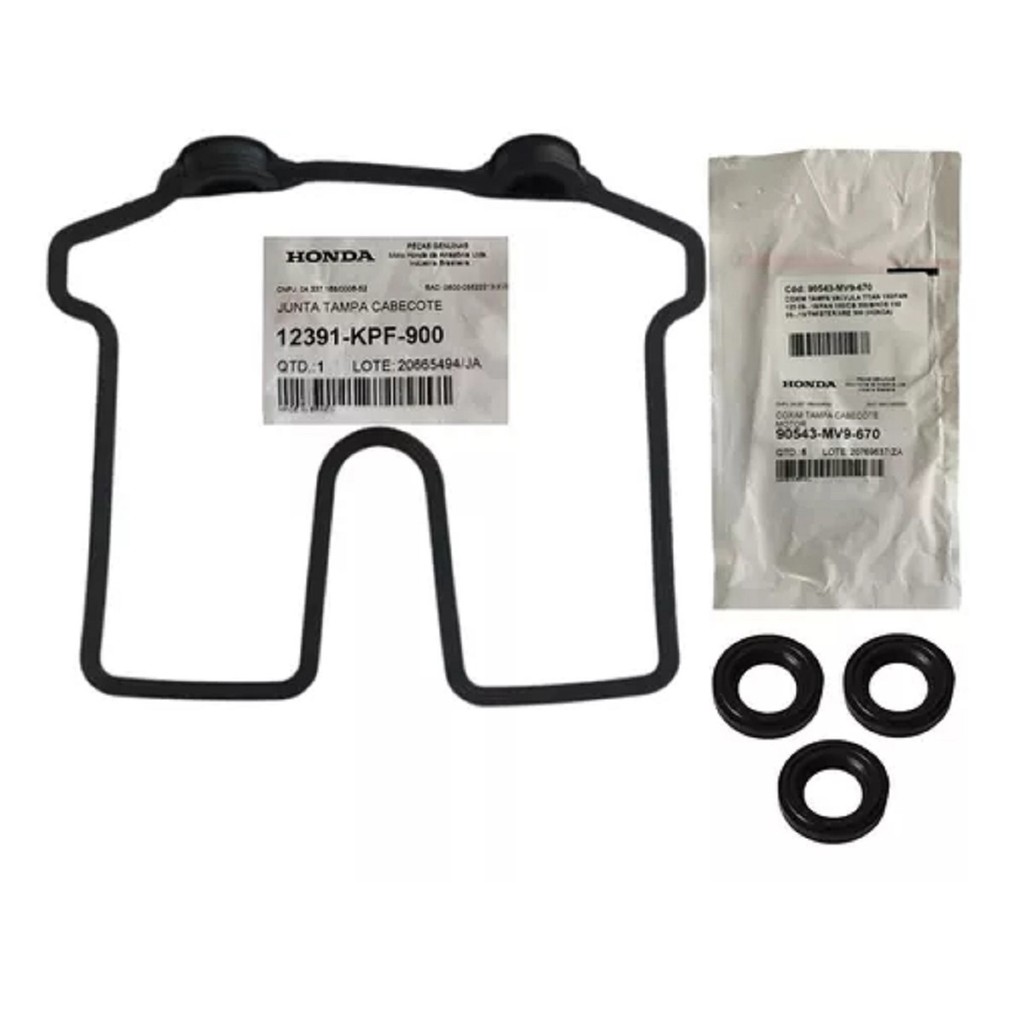 Junta Guarnição Tampa Válvula Cabeçote Coxim Xr 250 01/08