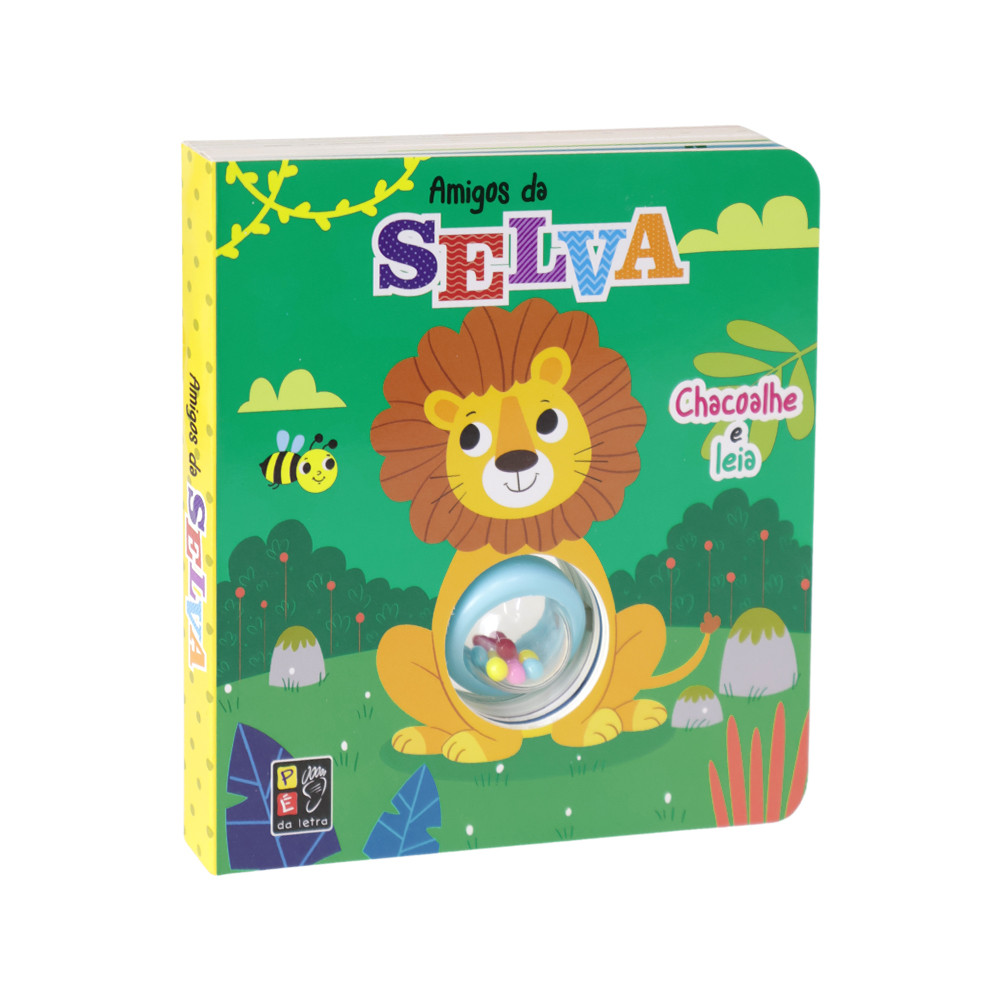 Livro Amigos da Selva | Chacoalhe e Leia | 1 a 6 Anos