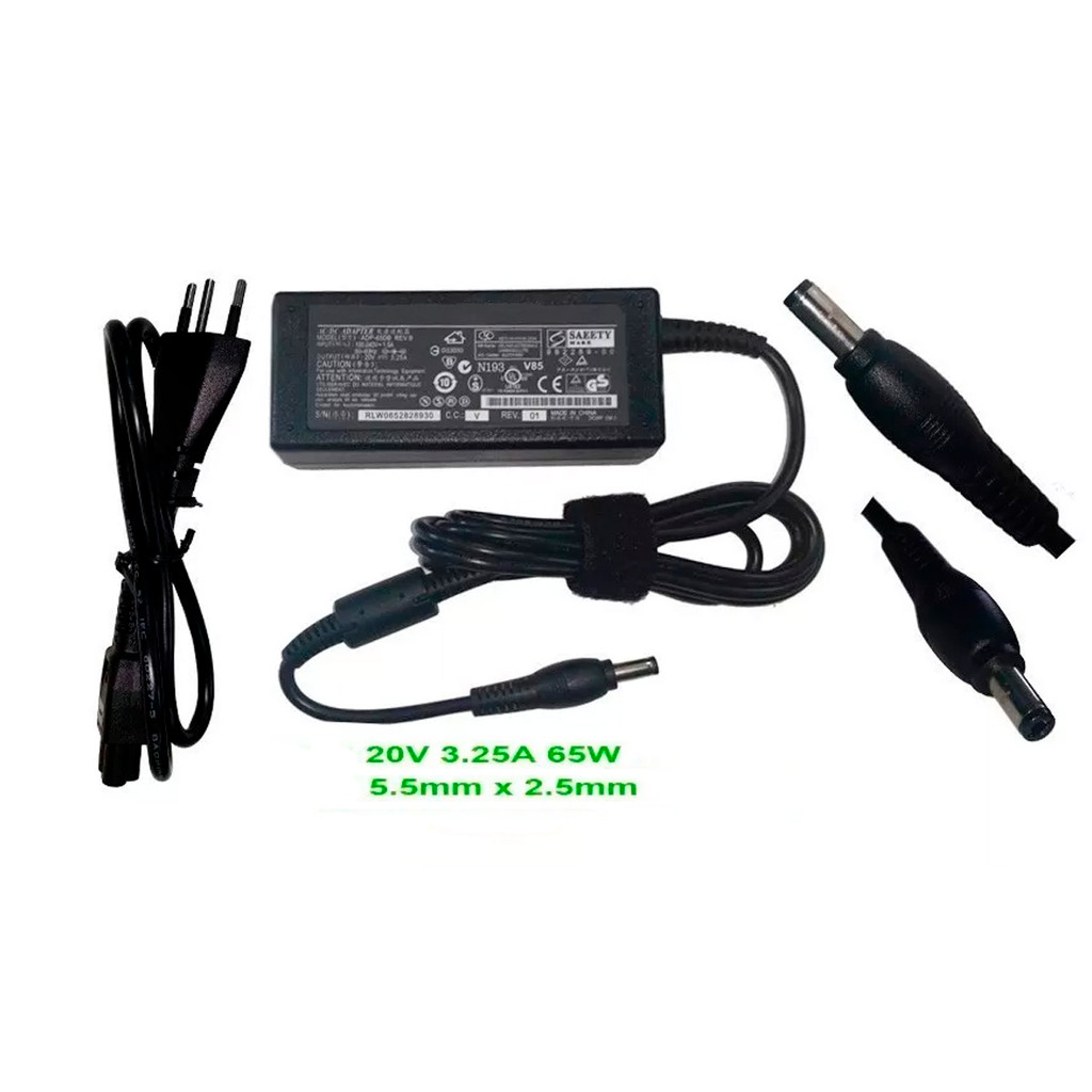 Fonte NBC Compativel Para Notebook lenovo , positivo , cce, asus , toshiba , semp toshiba  plug 5,5 mm x 2,5 po2004