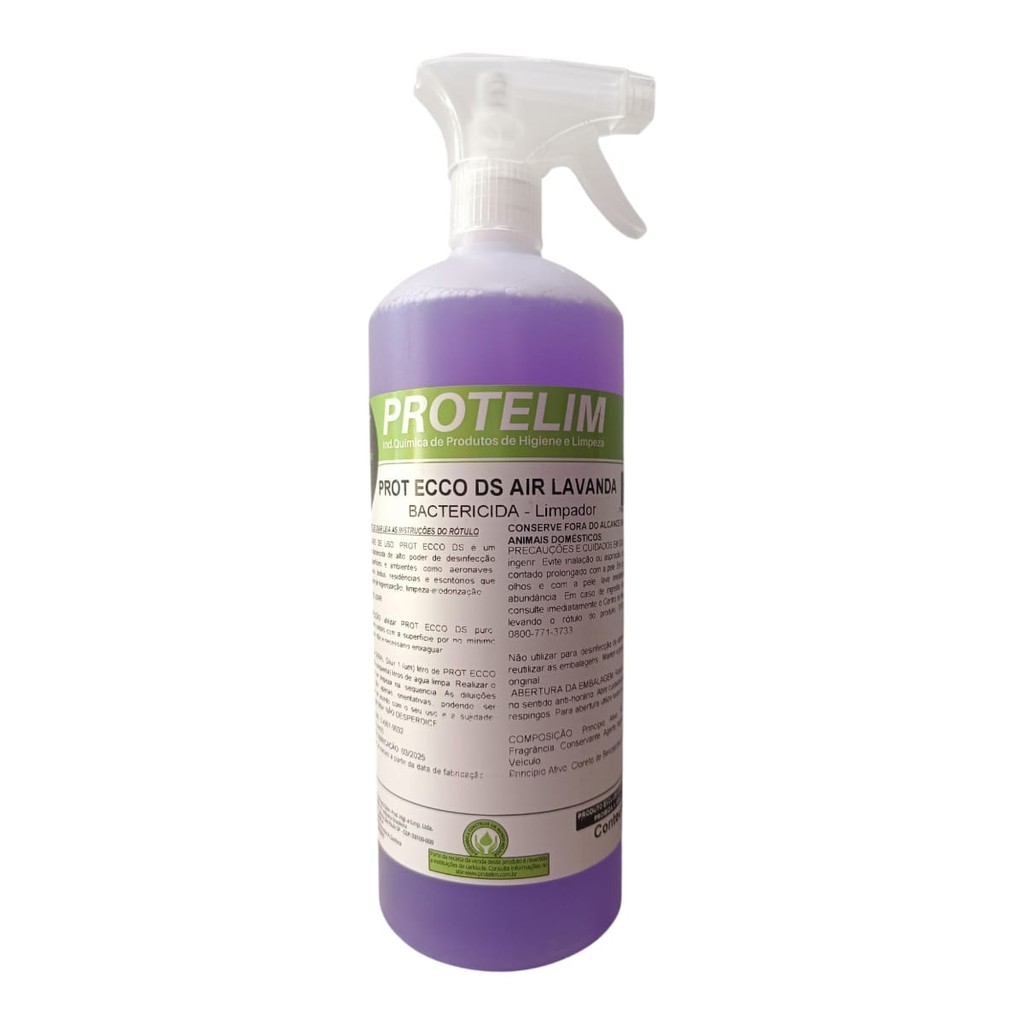 Prot Ecco Ds Air Lavanda Desinfetante Bactericida1L Protelim