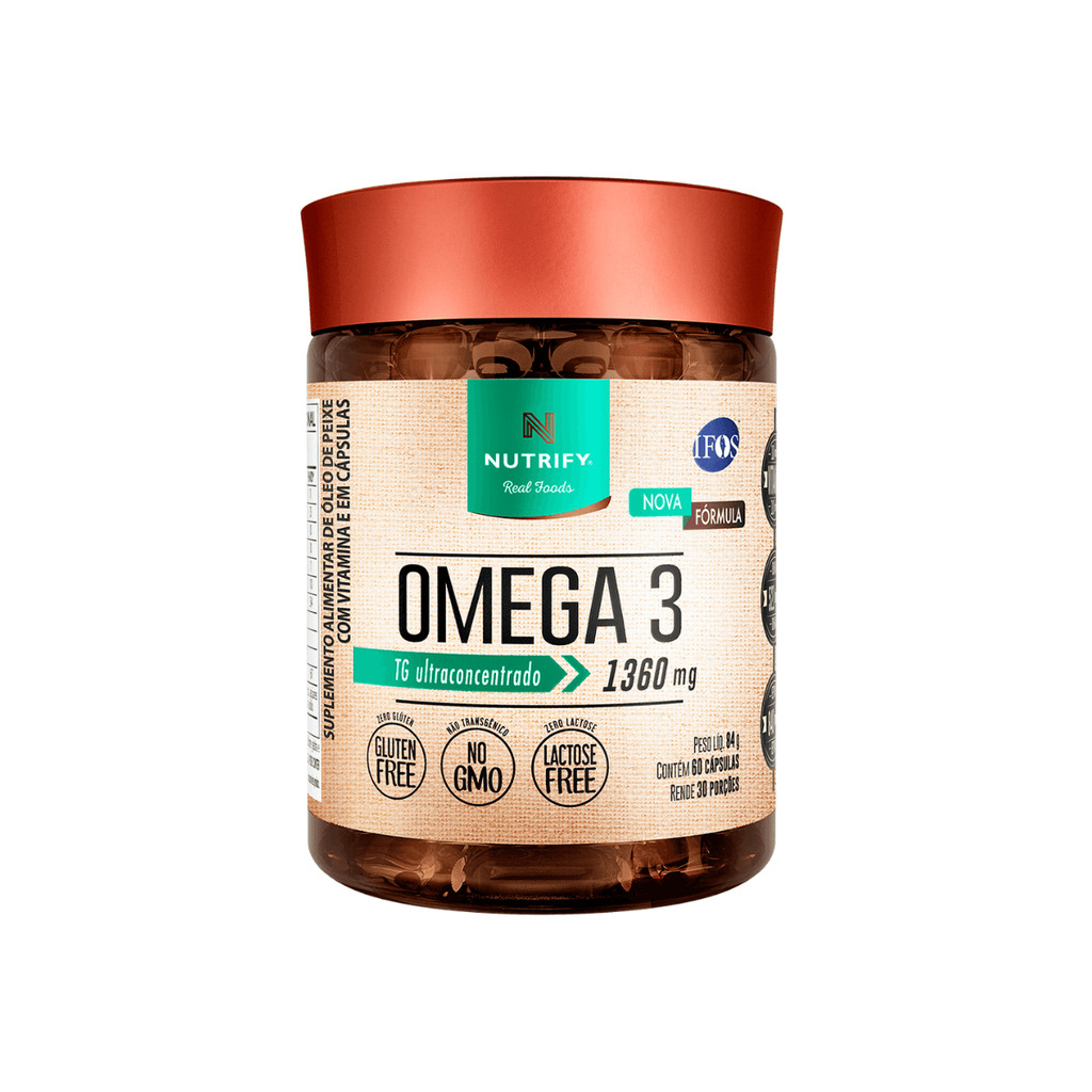 Omega 3 Pote Com 60 Cápsulas Nutrify em Oferta na Shopee
