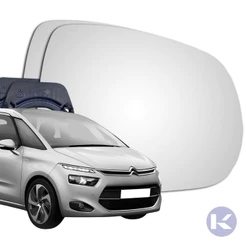 Lente Espelho Retrovisor Convexo Com Base Grand Picasso C4 Picasso 2010 a 2016