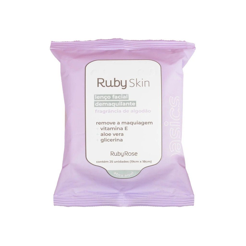 Lenço Demaquilante Ruby Rose Basics Hb203 em Oferta na Shopee